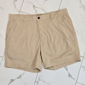 Southern Marsh Beige Hybrid Performance Chino Shorts Size 36